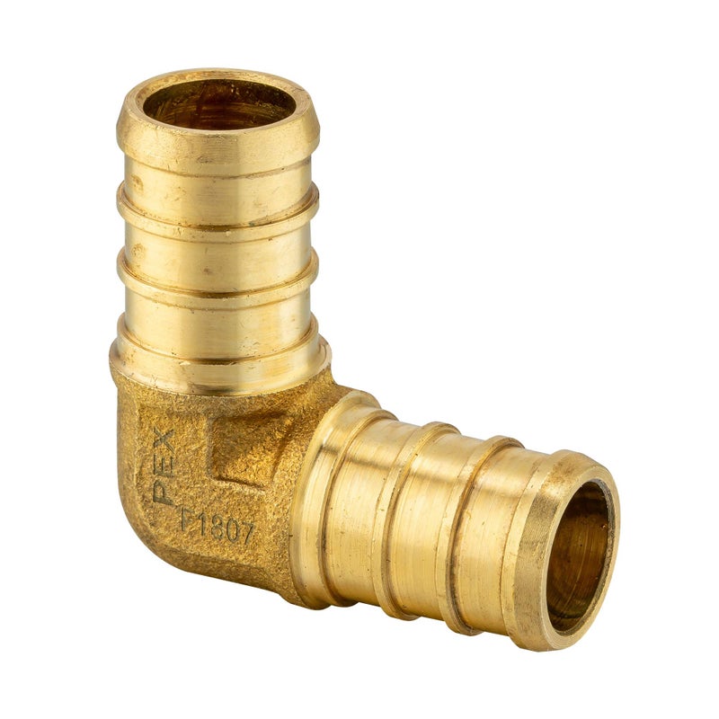 EFIELD (Pack of 30) EFIELD 1/2" Pex Brass Crimp Barb Fittings 10 Pieces each: Tee, Elbow and Coupling,(PEX1807185) - Image 2